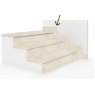 Right stair bed in sand color from the 1871 Ateliers series