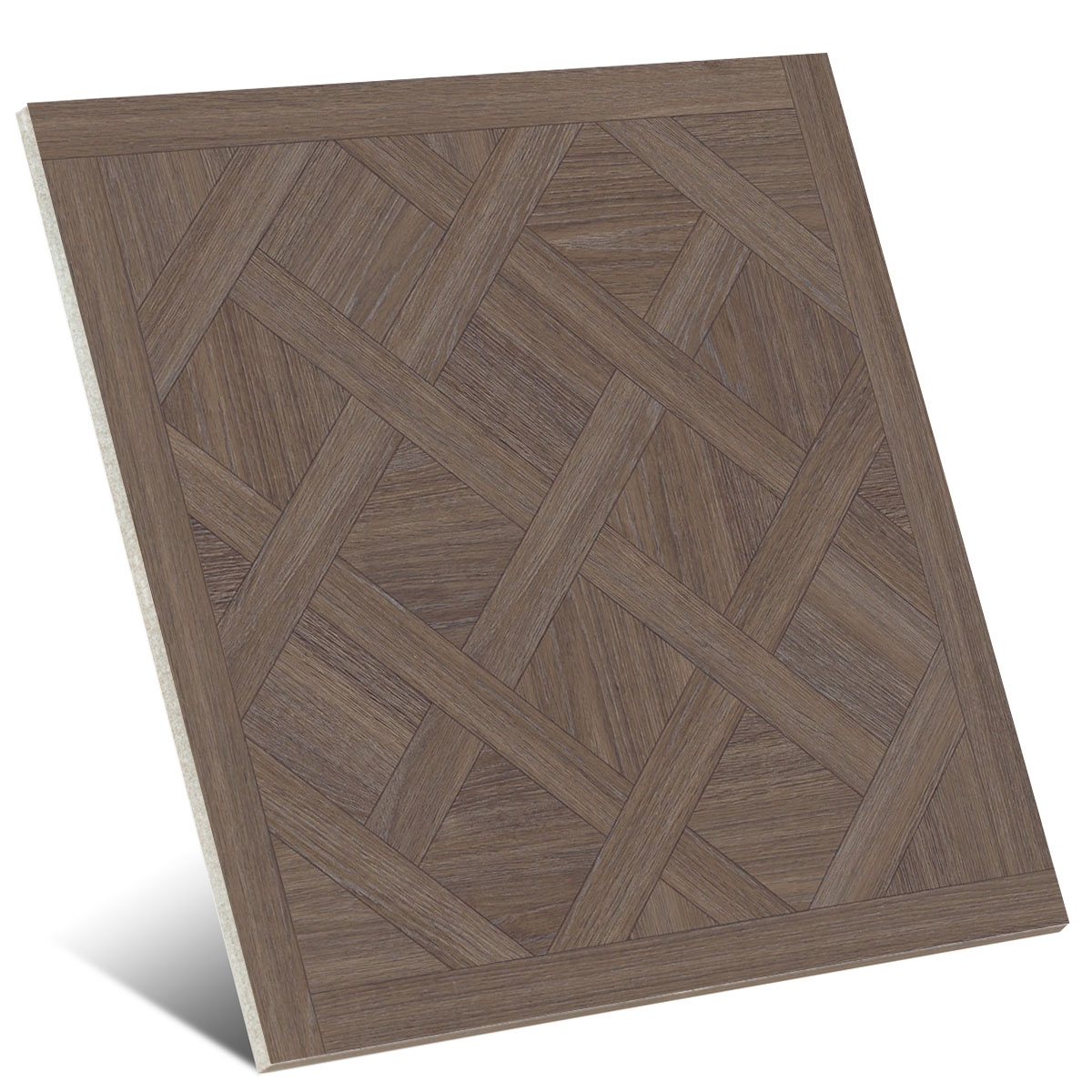Walnussholz-Imitation 100x100 Serie 1872 Mississippi Collection von PORCELANITE