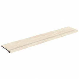 1863 Cream Polished Step Lap Footprint 33×100