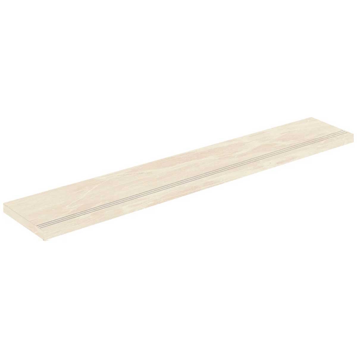 1863 Angle Step Crème Poli Empreinte de Retour 33×100