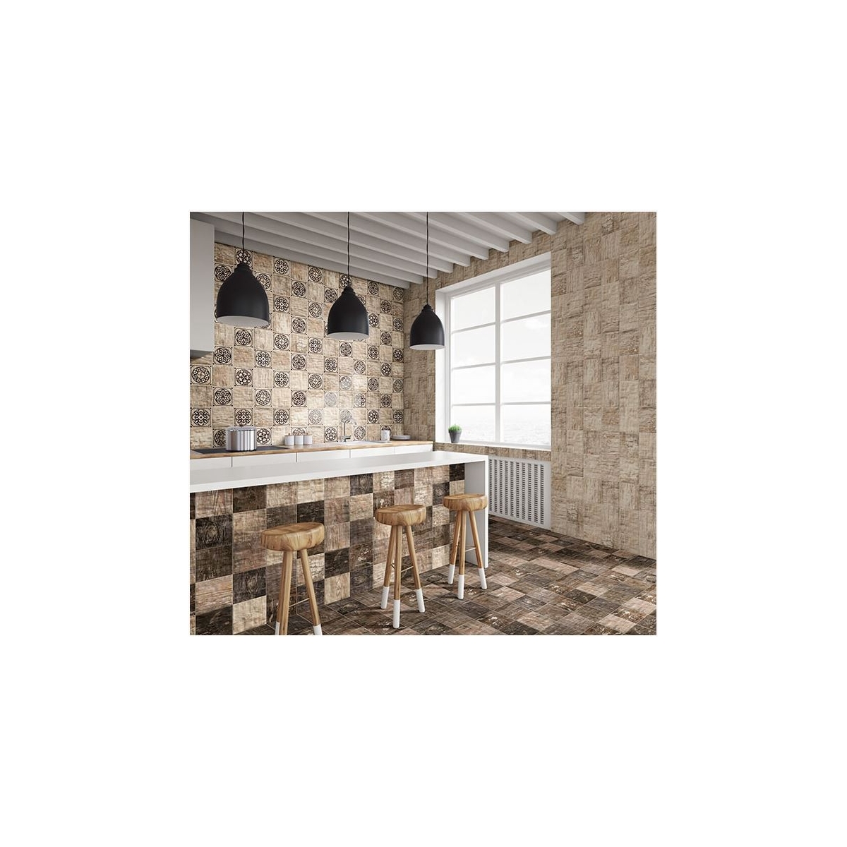 Arte Decorativa Ferro (m2) - Azulejos para interiores como Quarto