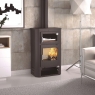 Front wood stove with oven M-104 FM heating
