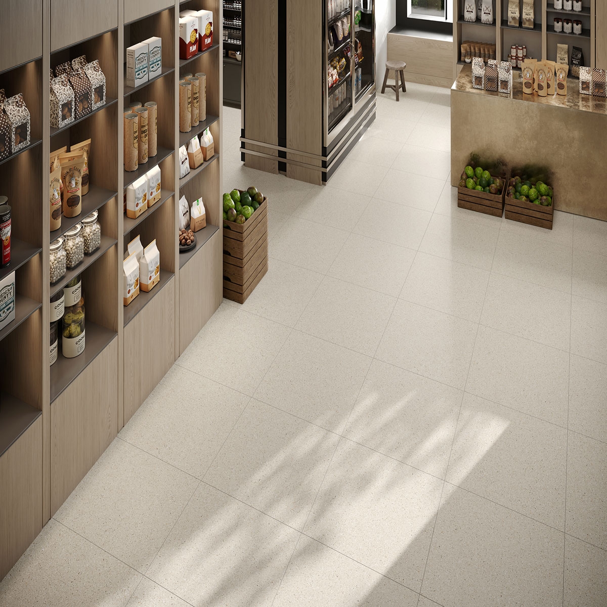 Intérieur avec revêtement de sol Area Max Crema