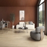 Interior con pavimento Baker Nature 23x120