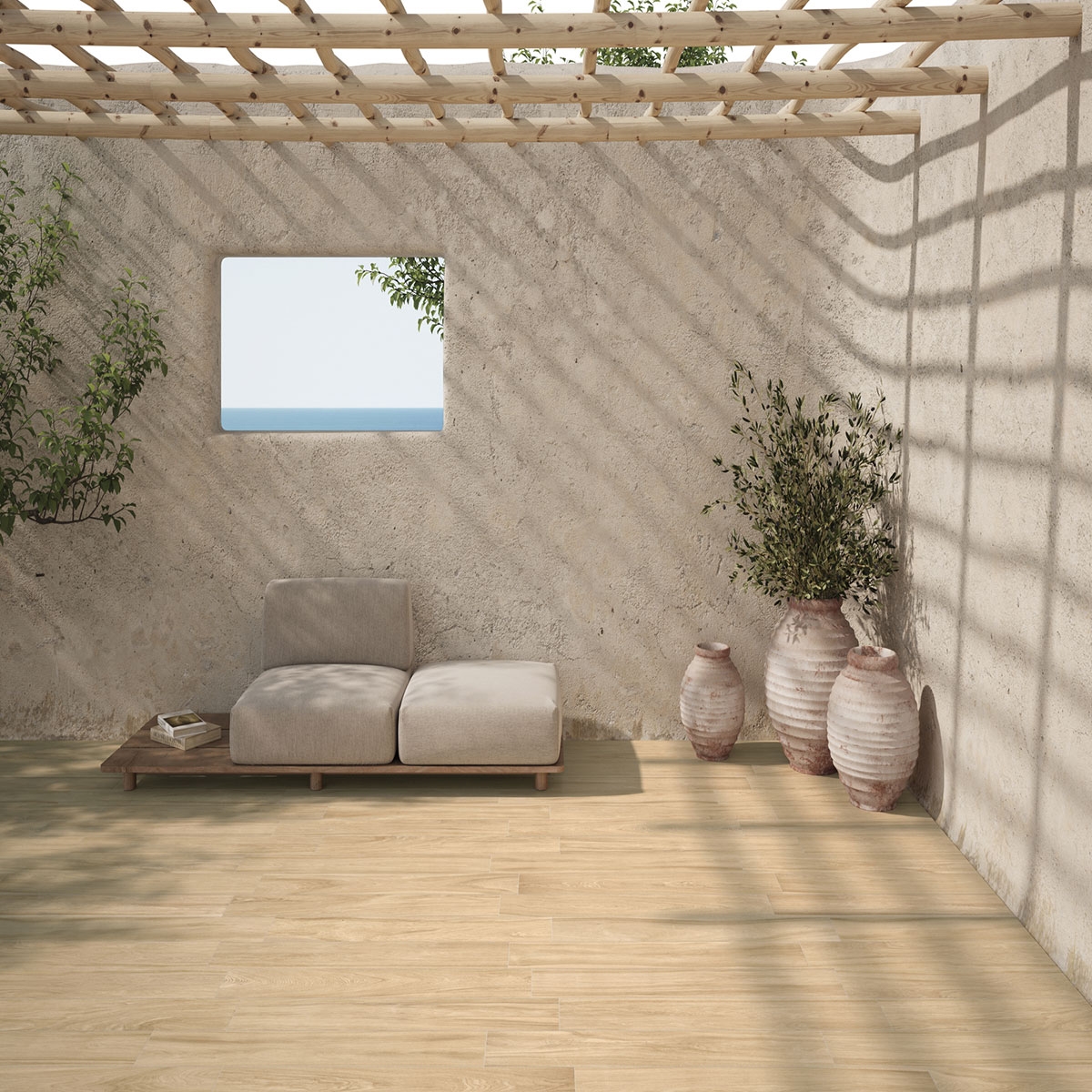 Pavimento imitación madera Bay Oak Antideslizante 20x120