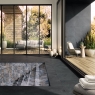 Interior with Burlington Pavement Straight Step Volcano Non-slip 33x120