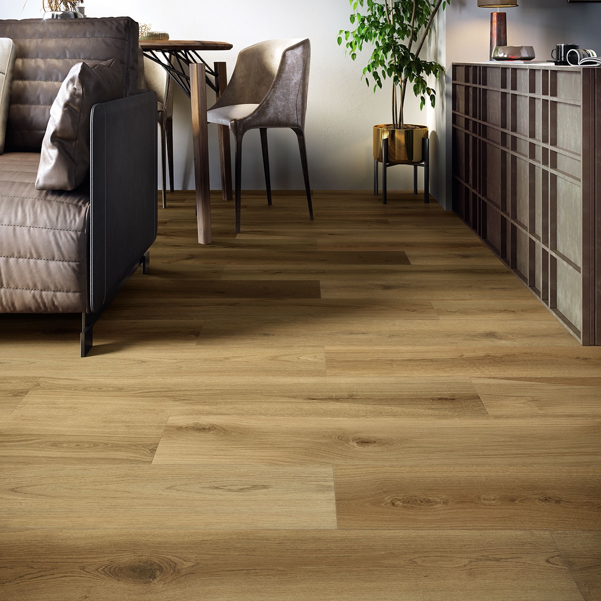 Intérieur avec revêtement de sol Koen Miele 20x120