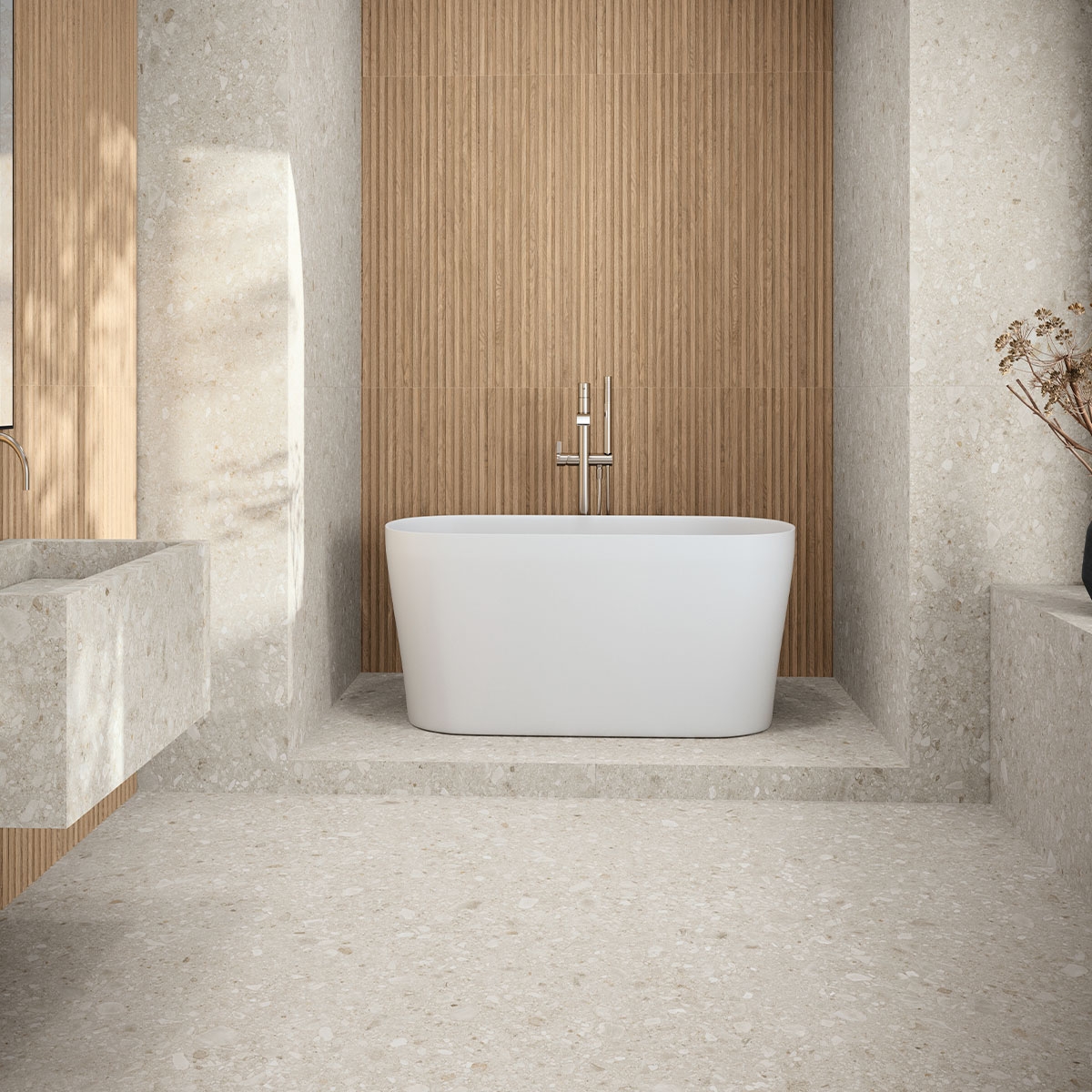 Sequoia Chloe Honey Mate Bathroom 60x120