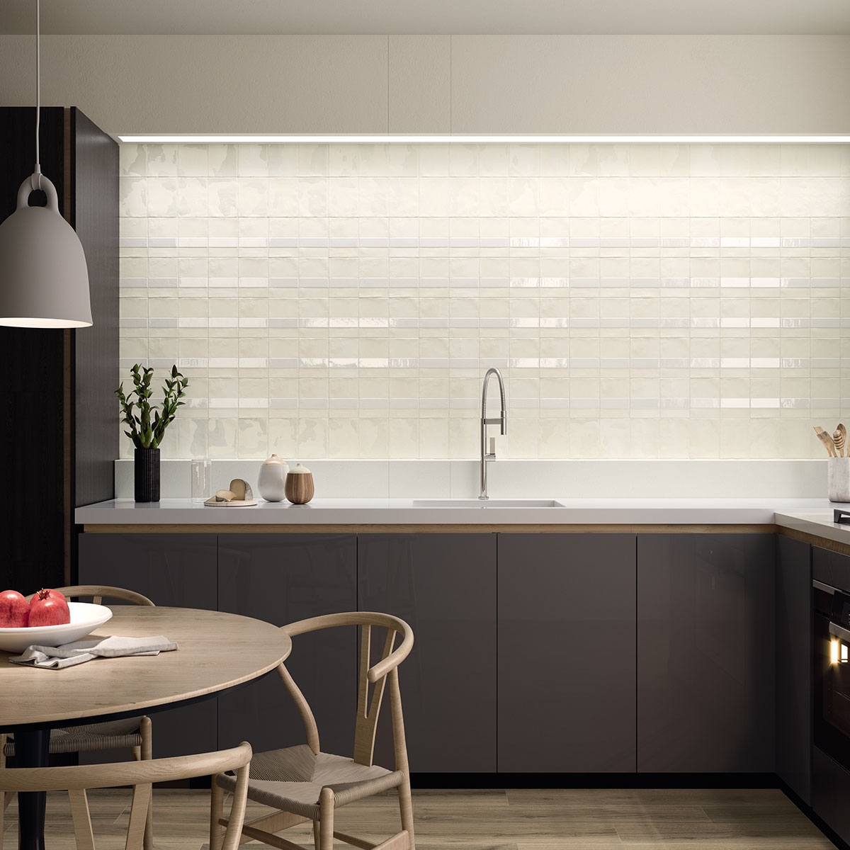 Intérieur avec revêtement de sol Koen Naturale Mate 30x120