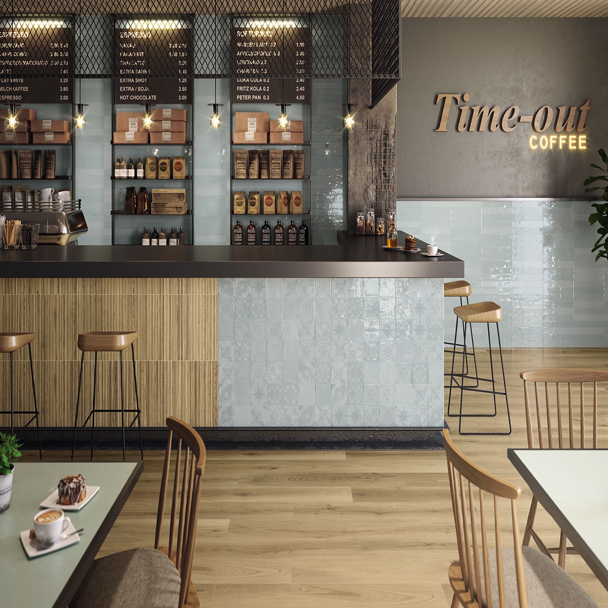 Intérieur avec revêtement Koen Ki Caramello