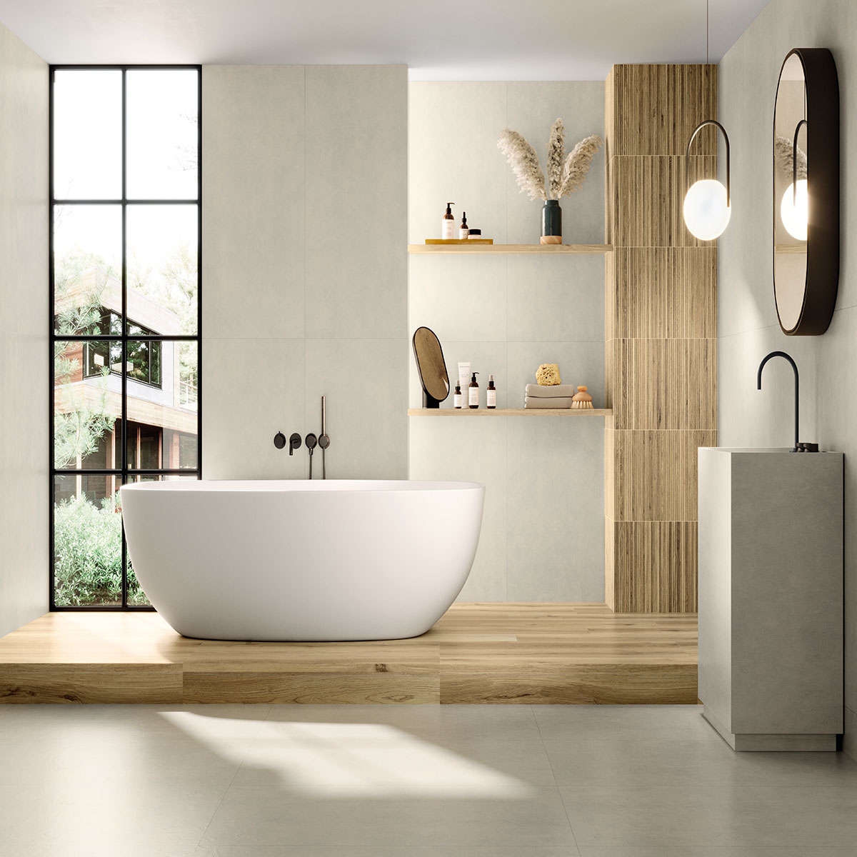 Koen Ki Caramello wood imitation coating 40x120