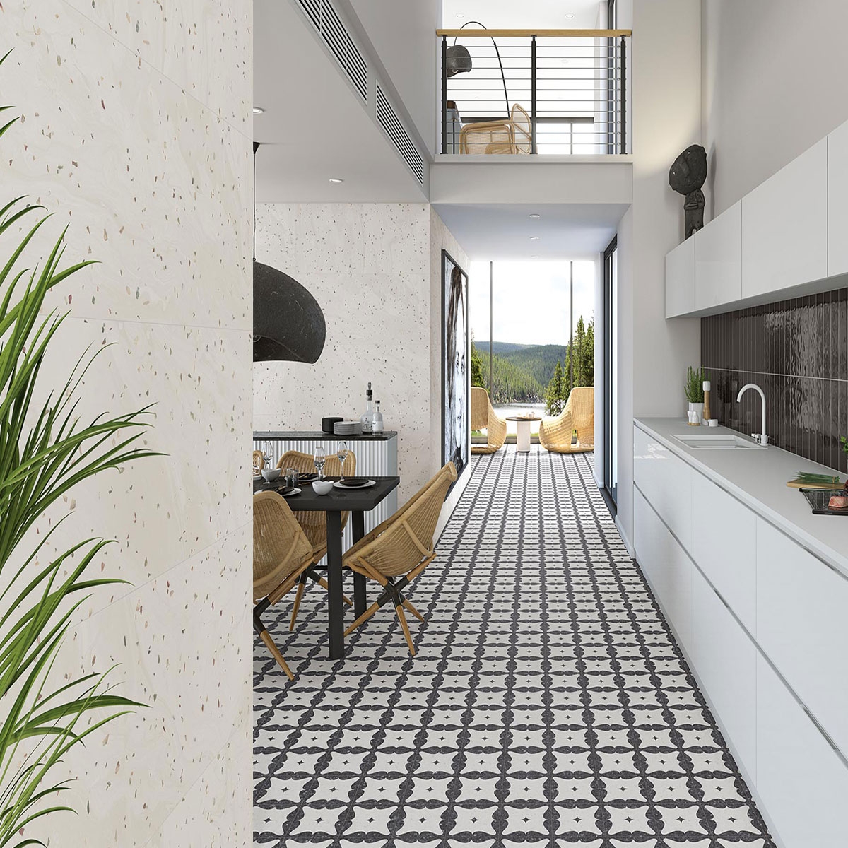 Sala Javea Noir Brillant 8x31.5 (Boîte de 0.63m2)