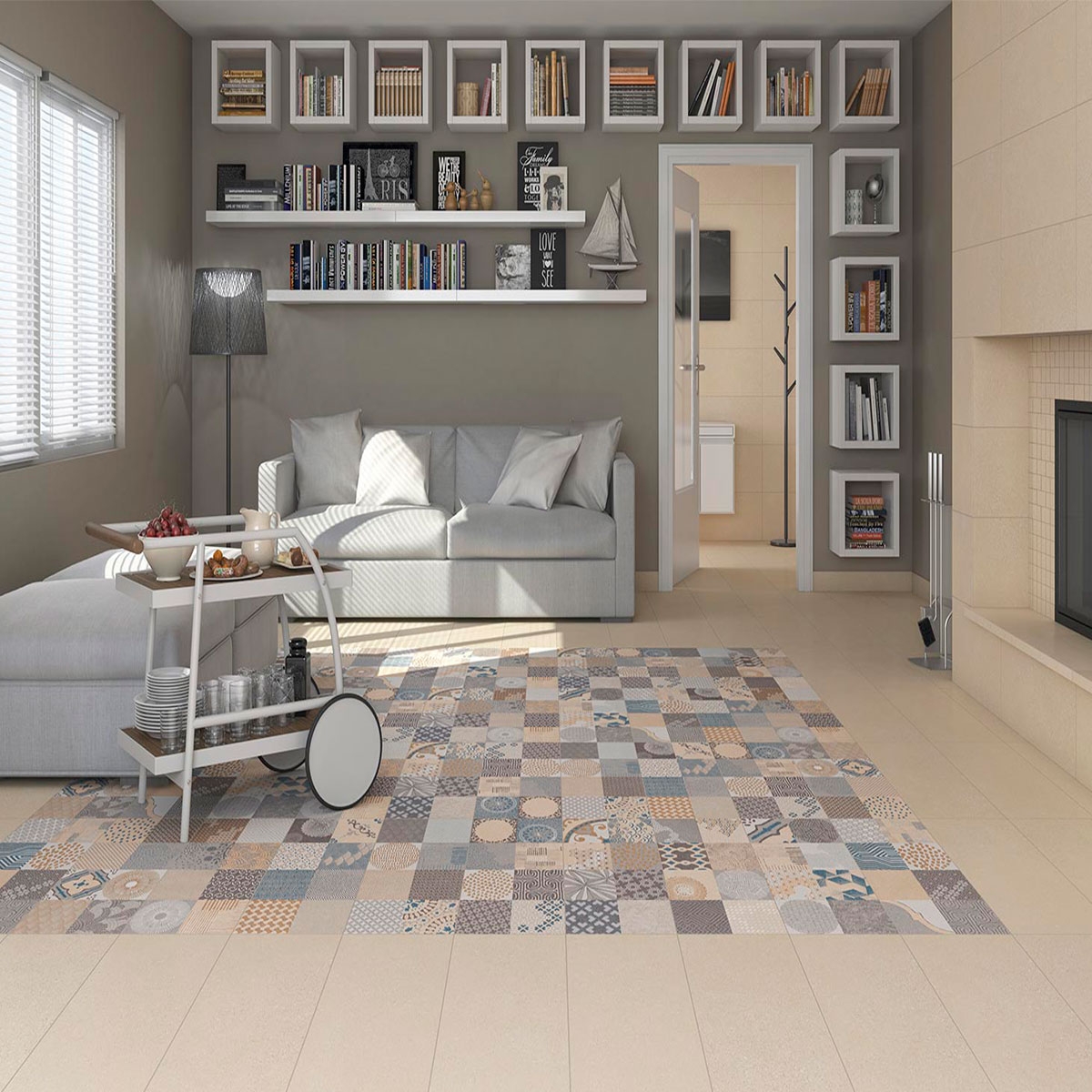 Chambre Alpha-R Beige 29.3x59.3 (Boîte de 1 216m2)