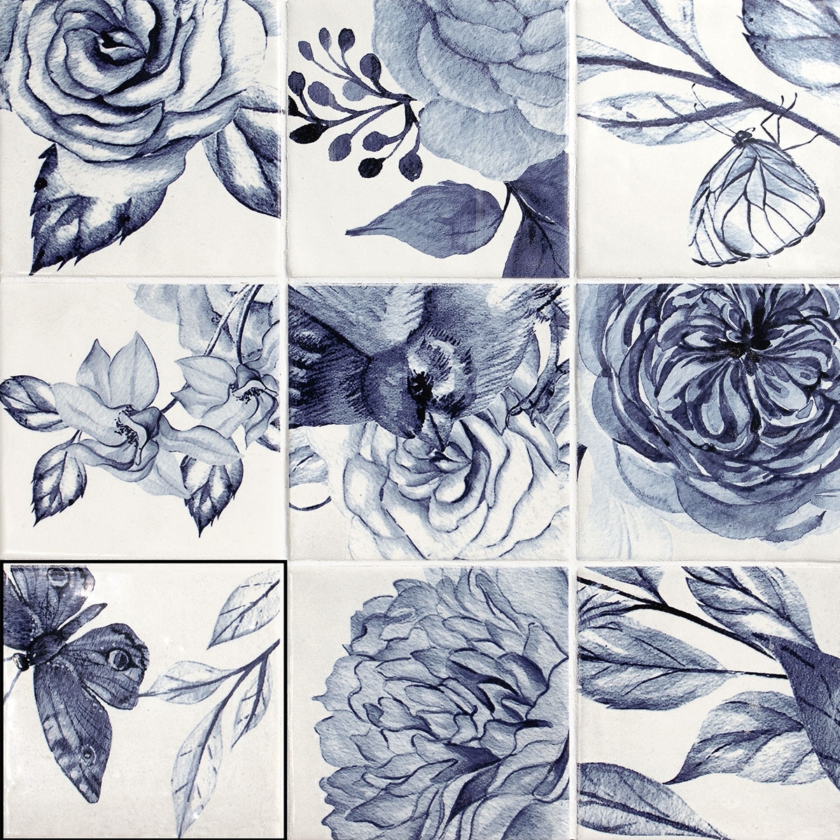 Sintra Floris Ice White Mix 12,4x12,4 Beschichtung