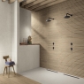 Bathroom with Kinfolk Kinstone Steam coating 30x90