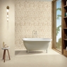 Bathroom with Kinfolk Kinstone Dakar 30x90 cladding