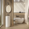 Salle de bain avec revêtement Kinfolk Kinstone Black Shoji 30x90