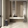 Innenraum mit Kinfolk Kinstone Beschichtung Tarima Schwarz 30x90