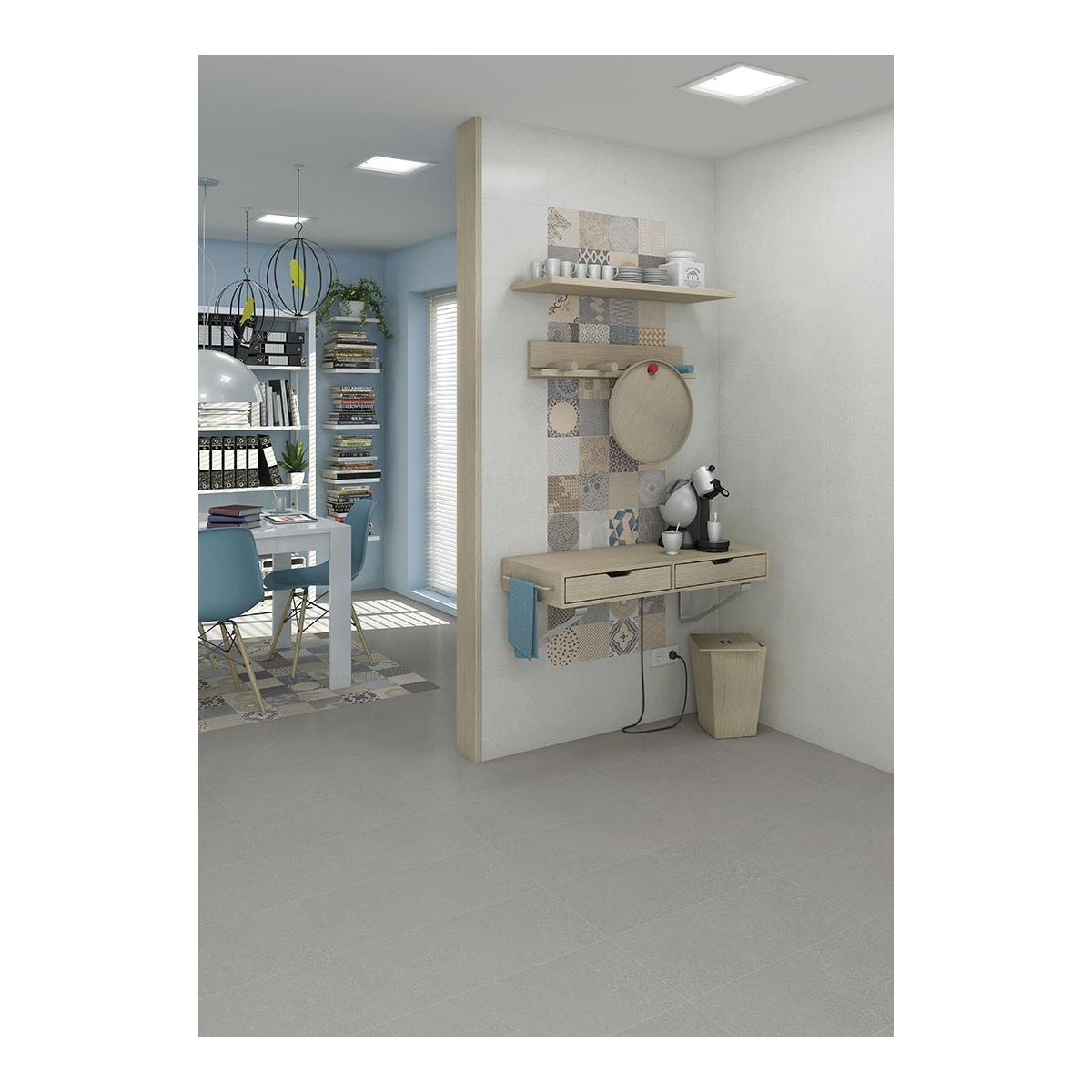 Oficina Alpha Syrna-R 29.3x59.3 (Caja de 1,216m2)