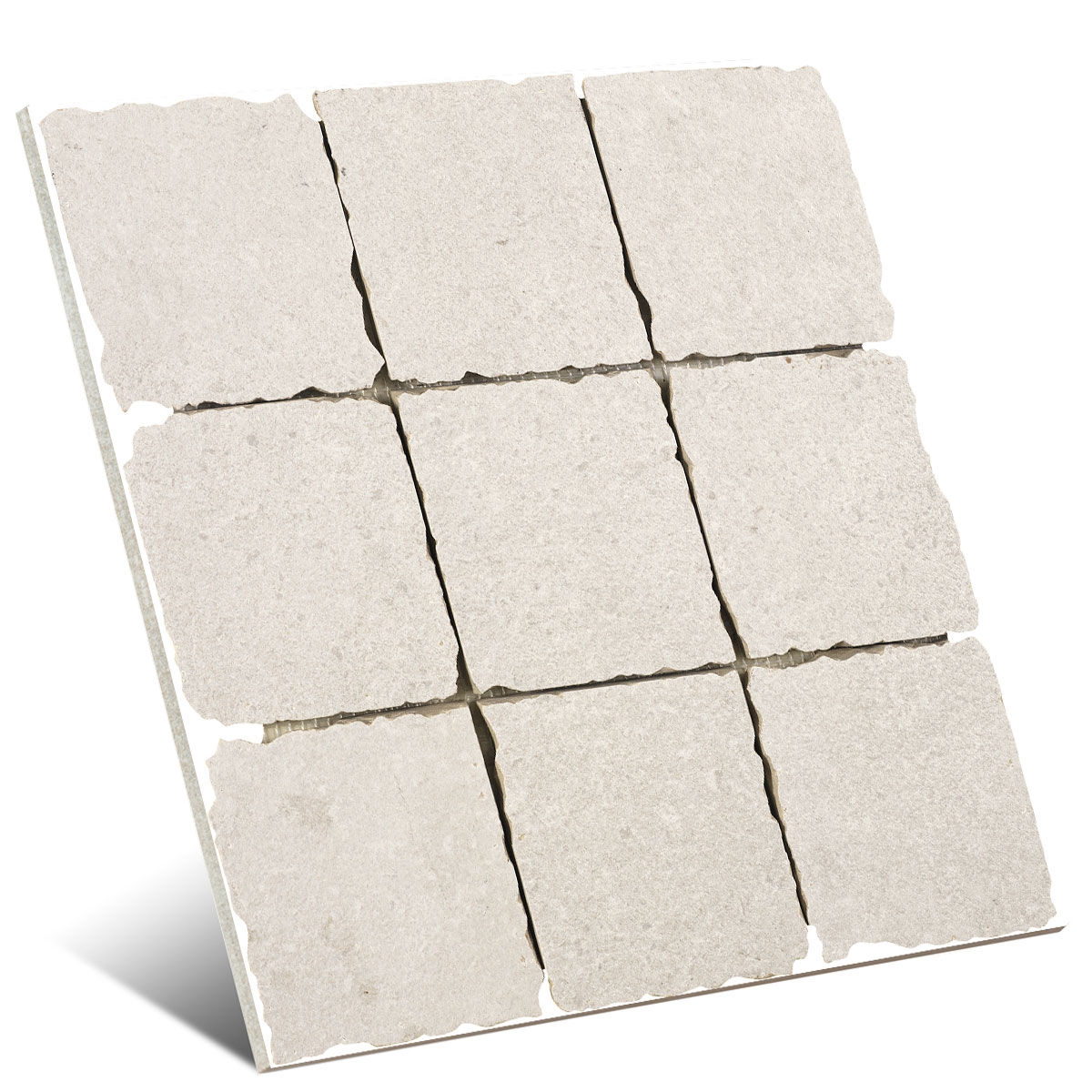 Mosaïque rustique Wabi Sabi Bianco 30x30 (Prix par pièce)