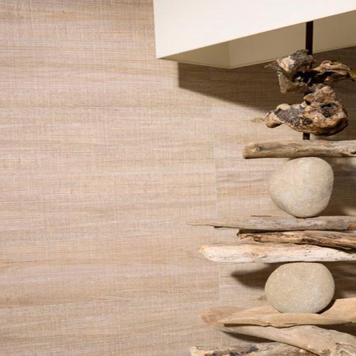 Interior com revestimento Orsa-CR Basic Hazelnut Matte 14.4x89.3