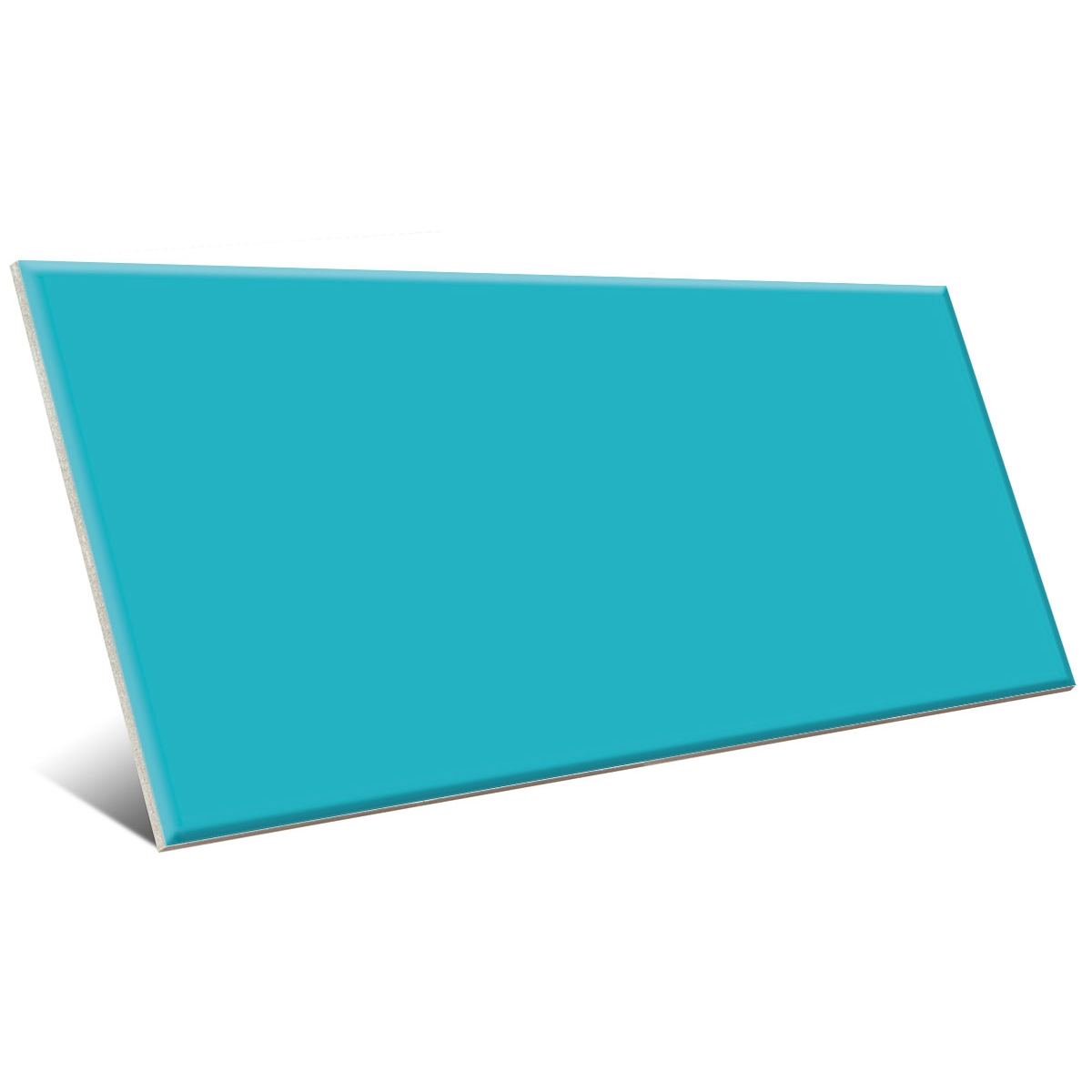 Mugat Rivoli Bleu Ciel Éclat 10x20 (Carton de 1.36m2)