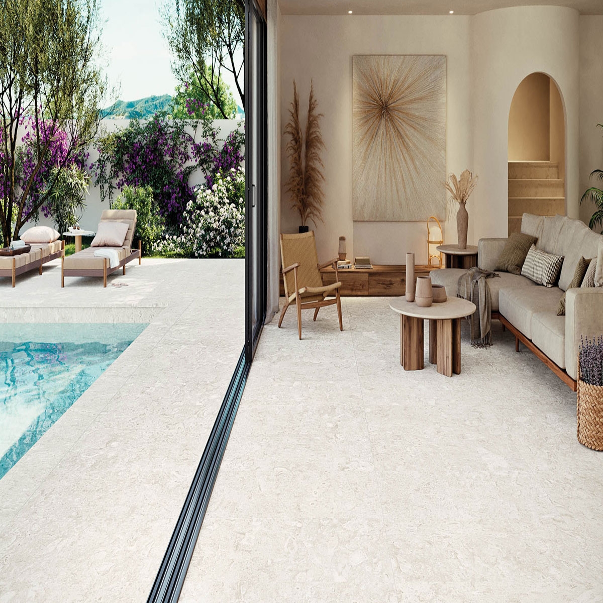 Indoor and outdoor with Coralina Aguada Non-slip flooring 60x120