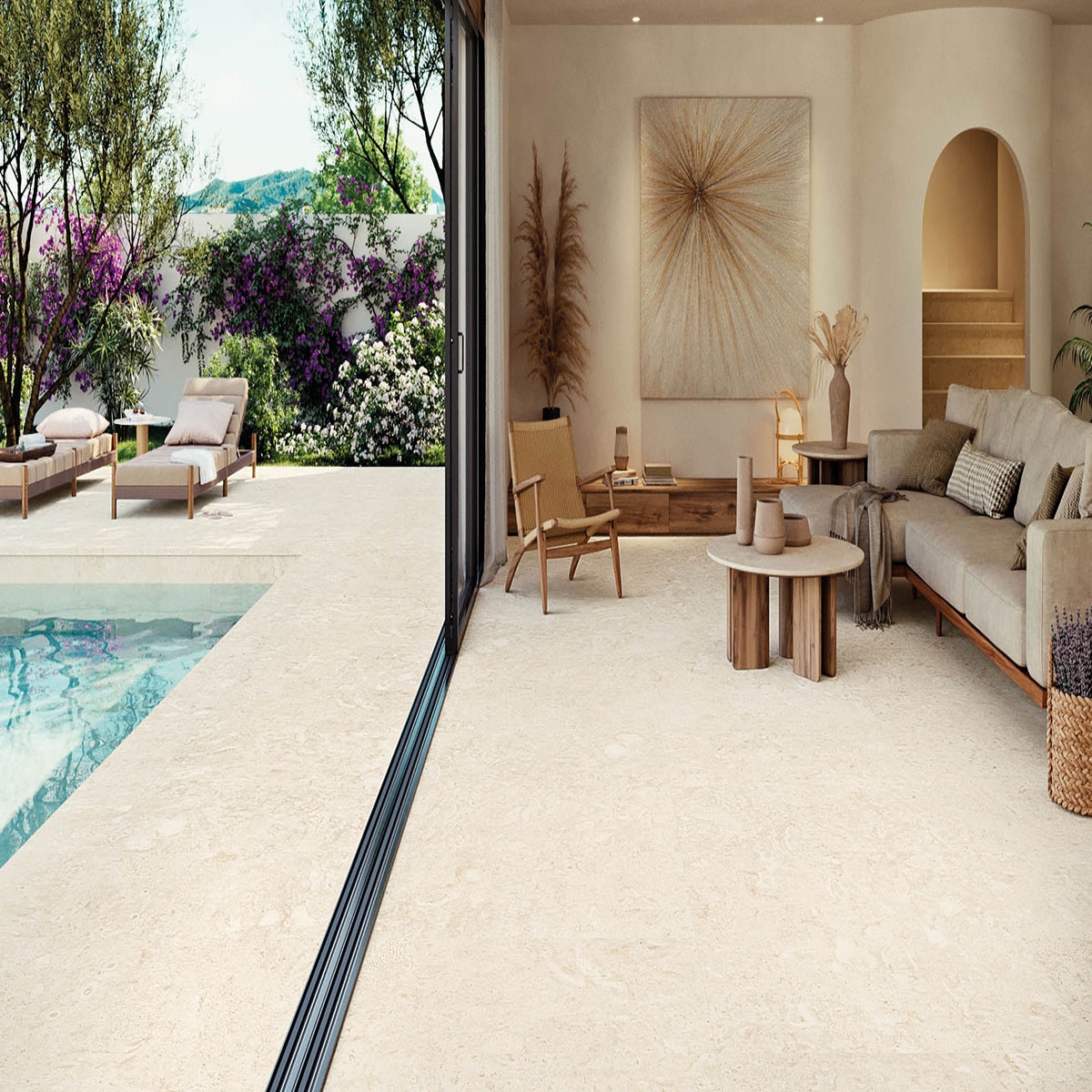 Indoor and outdoor with Coralina Samaná Non-slip flooring 60x120