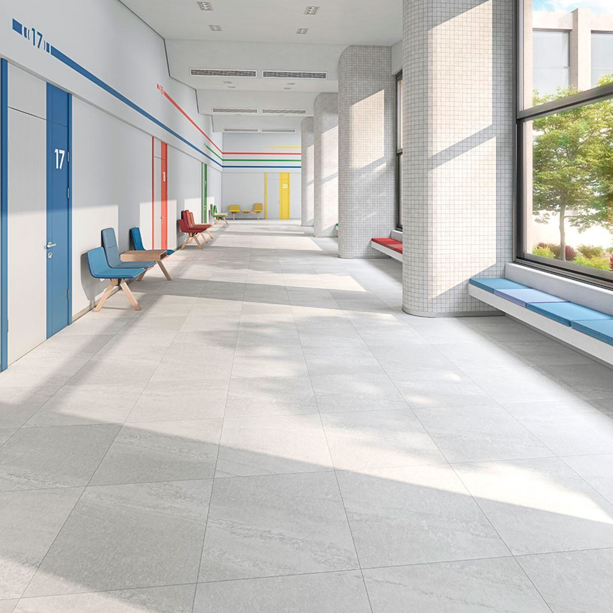 Sala Lambda-R Branca 59.3x59.3 (Caixa de 1.406m2)