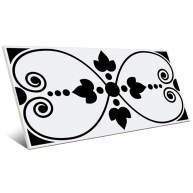 Mugat Rosiers Black Gloss 10x20 (Box of 1.36m2)