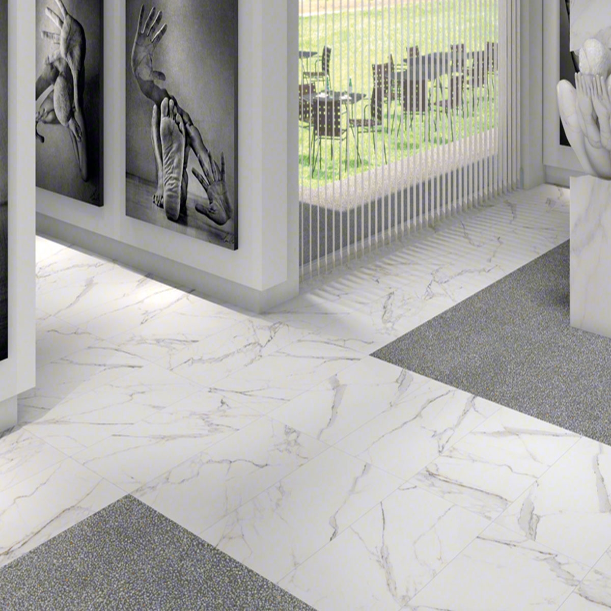 Ambiente Doney-R Blanco 59.3x59.3 (Caja de 1.055m2)