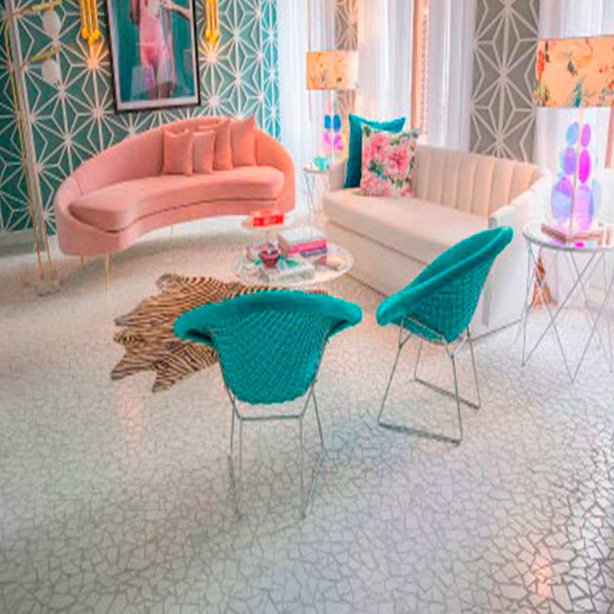 Sala con Mosaico Doney Necci Blanco 30x30 (Ud)