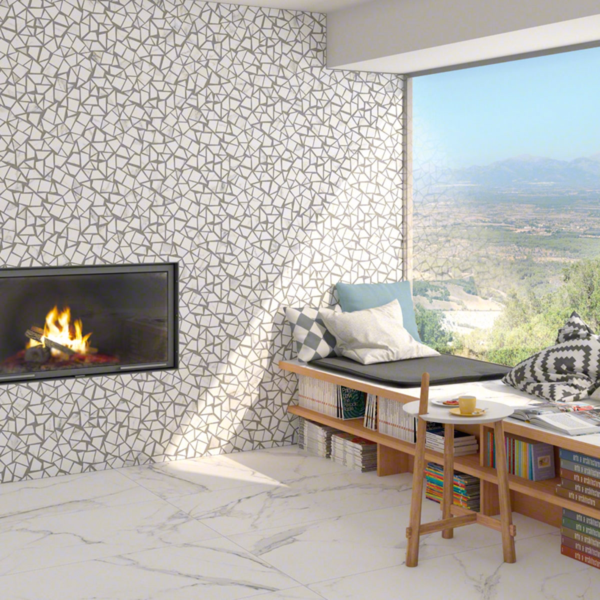 Doney Mosaic Necci White 30x30 Environment (Box of 1,080m2)