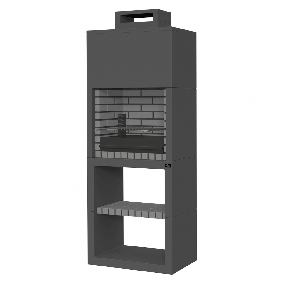 Maia Modul60PT.C Cinza Churrasco