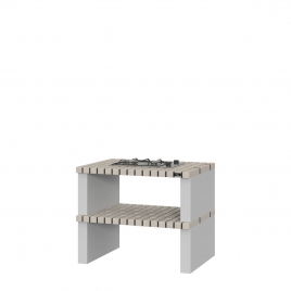 Encimera simples y placa de gas Troia Blanco