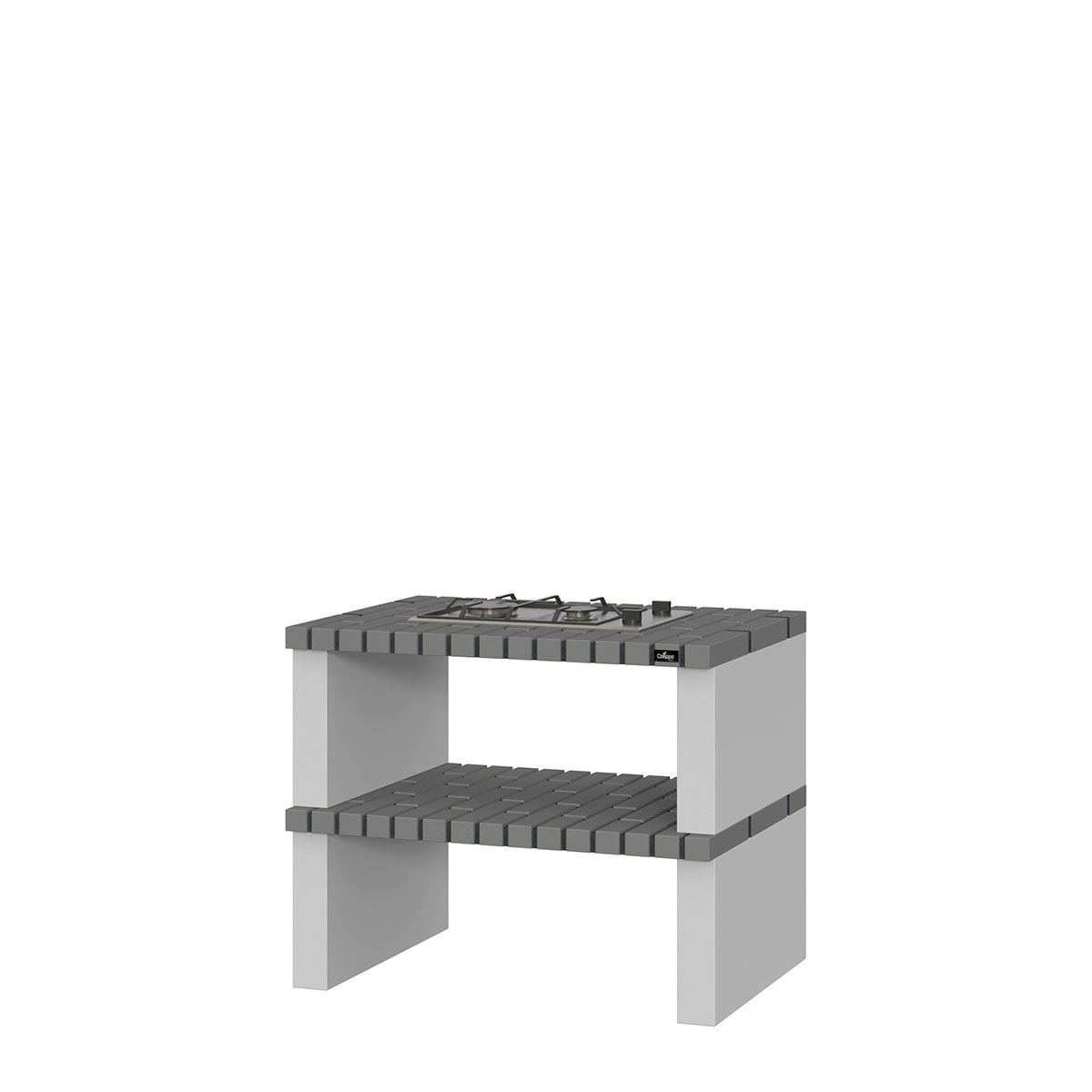 Encimera simples y placa de gas Troia Gris