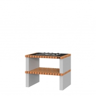 Countertop with granite and Troia Amarillo gas hob