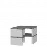 Troia Gray Corner Countertop
