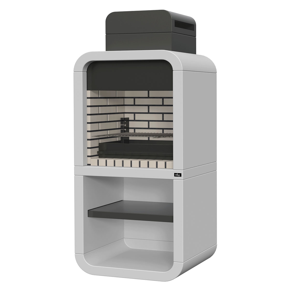 Belém Frigo Barbecue Blanc-Noir