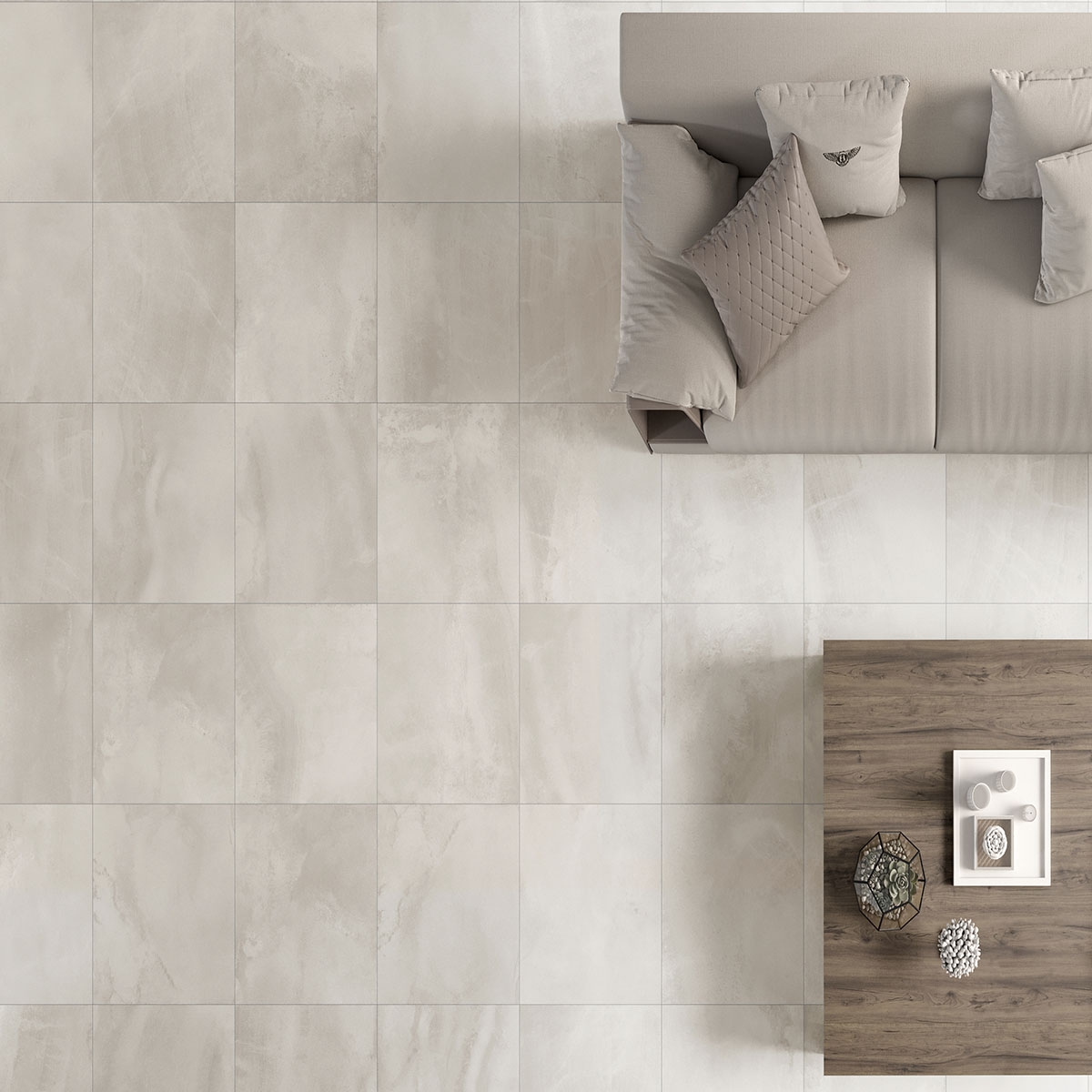 Intérieur avec revêtement Durango Beige 60x60