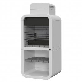 Belém Frigo Barbecue Gris-Blanc