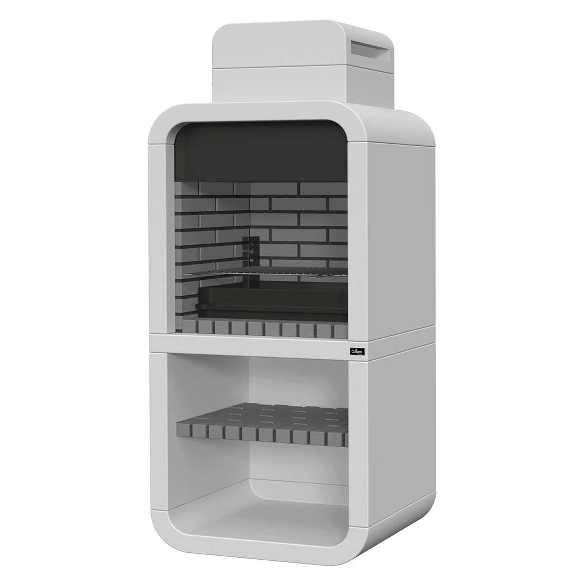 Belém Frigo Churrasco Cinza-Branco