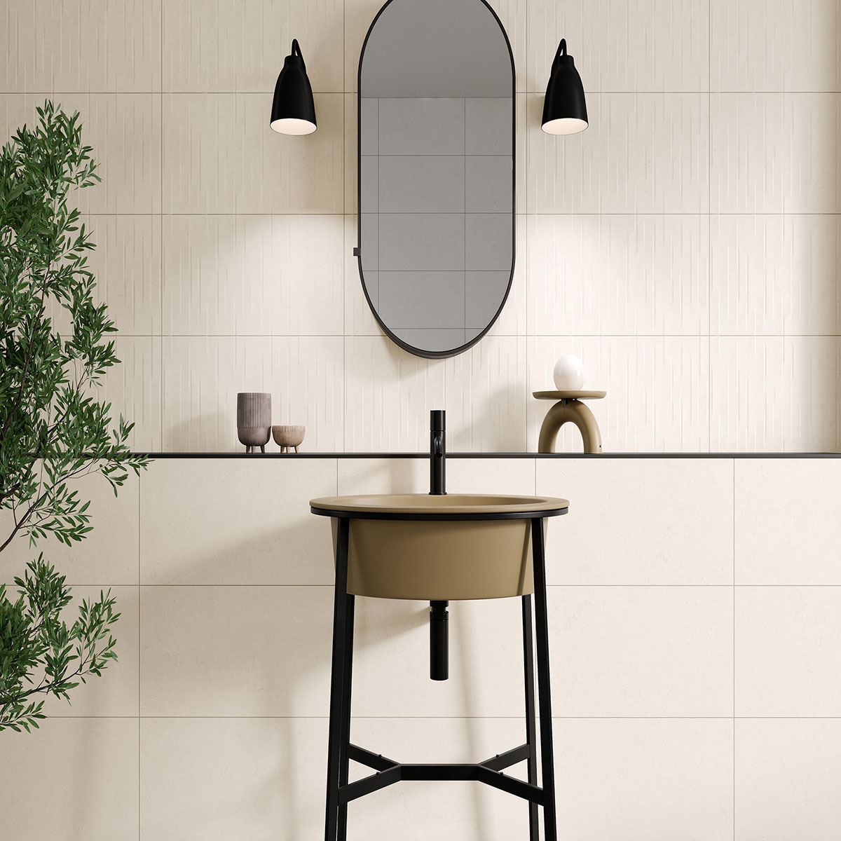 Intérieur avec revêtement Dual Blend Cream 30x60