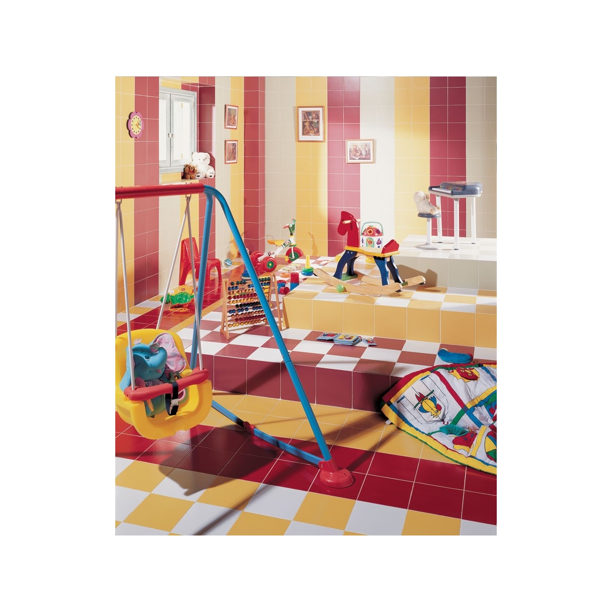 Citron uni 20x20 (m2) Collection monochrome de Vives et APE