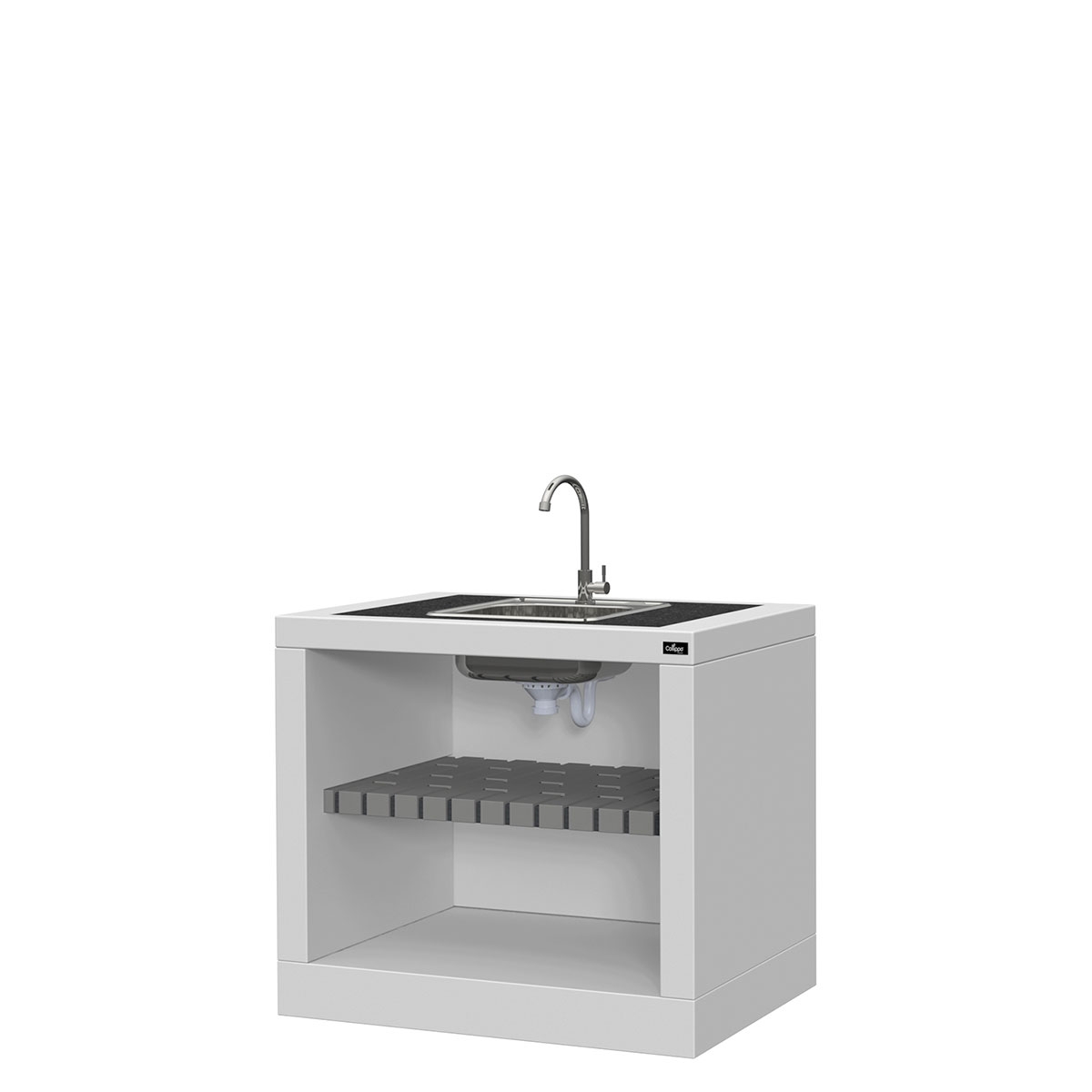 Countertop with granite, sink and faucet Vilamoura Gray