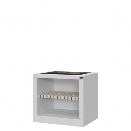 Encimera con granito y placa de cocción eléctrica Vilamoura Blanco