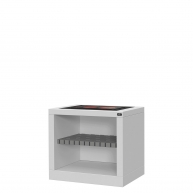 Arbeitsplatte mit Granit und Vilamoura Gray Elektroherd