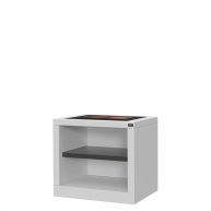 Bancada com granito e placa elétrica Vilamoura Black