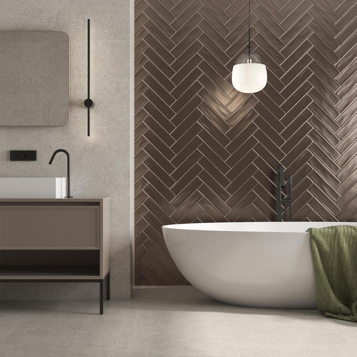 Intérieur avec CR Moleanos Sable Sol antidérapant 60x120