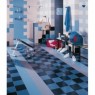 Floor and wall tiles Smooth black octagonal in an economical plain colour